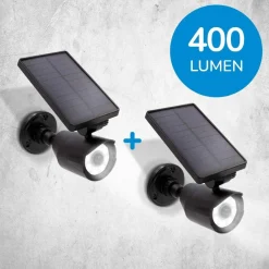 Panta Beleuchtung-Safe Light Solar PRO LED Außenleuchte 400 Lumen 1+1 GRATIS