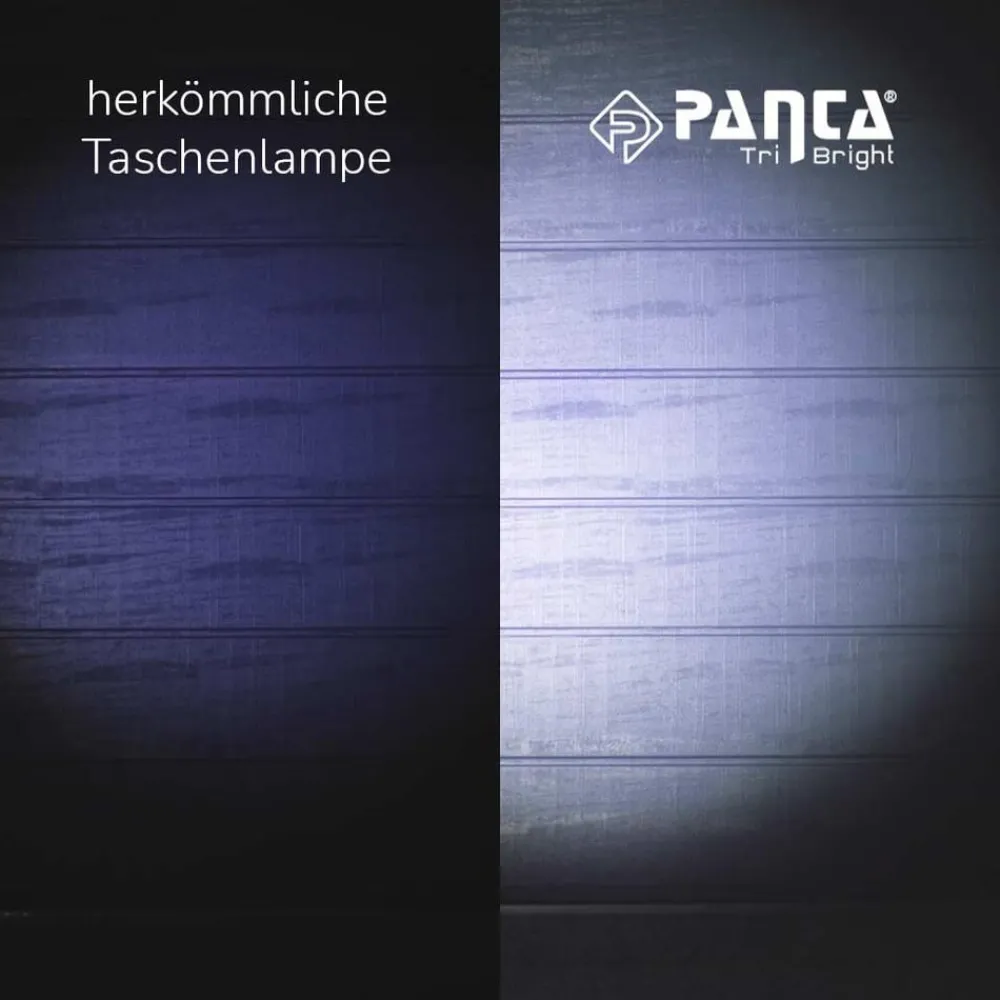 Panta Beleuchtung-TriBright Pro 3in1 Power Akku Taschenlampe