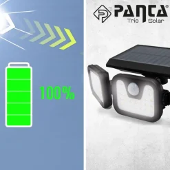 Panta Beleuchtung-TrioSolar LED-Solar-Außenleuchte mit Sensor
