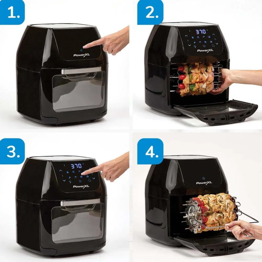 PowerXL Küchengeräte-Air Fryer Multi-Function Deluxe 9in1 Heißluftfritteuse
