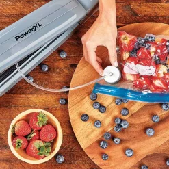 PowerXL Küchenhelfer & Kochzubehör|Küchengeräte-Duo NutriSealer Vakuumiergerät Mega-Spar-Set