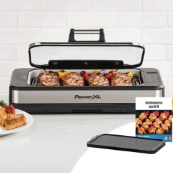 PowerXL Küchengeräte-Smokeless Grill Elite 2in1-Indoorgrill mit integriertem Rauchabzug