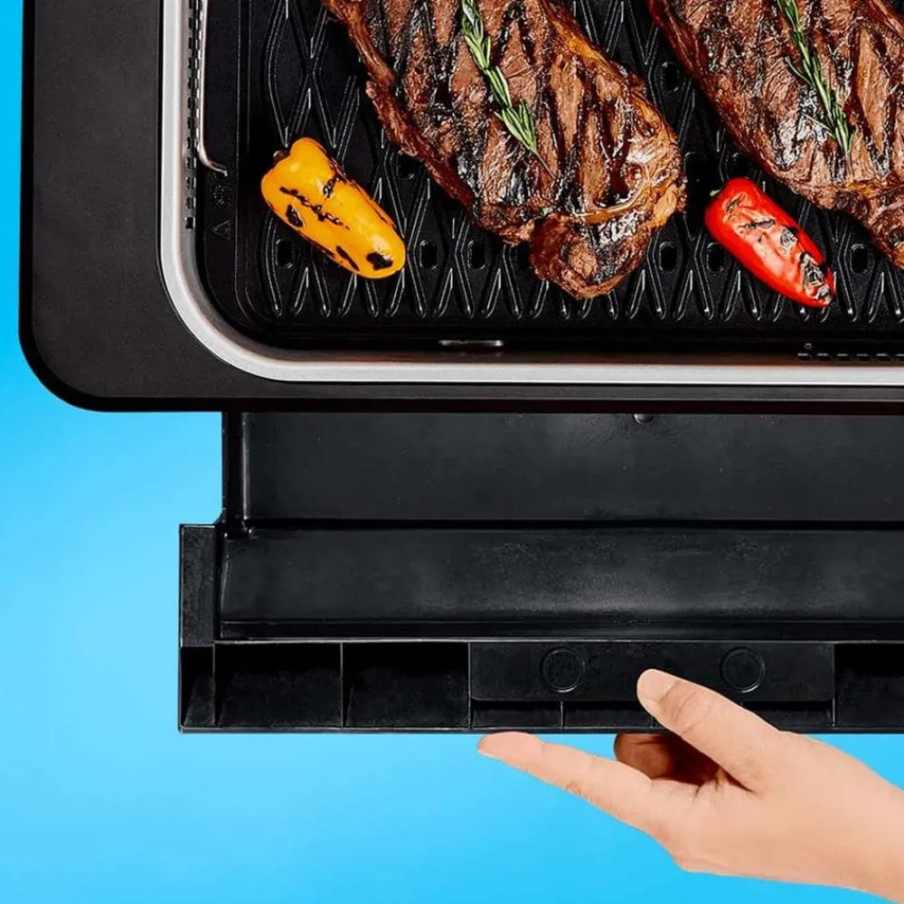 PowerXL Küchengeräte-Smokeless Grill Elite 2in1-Indoorgrill mit integriertem Rauchabzug