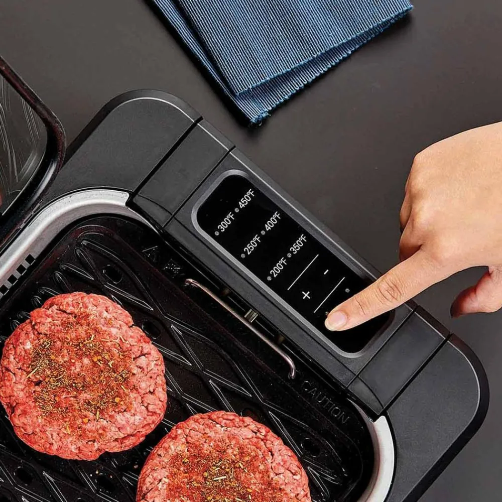 PowerXL Küchengeräte-Smokeless Grill Elite 2in1-Indoorgrill mit integriertem Rauchabzug