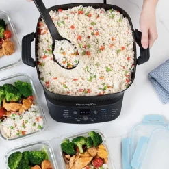 PowerXL Küchengeräte-StirMax 9in1 MultiCooker Multikocher mit automatischem Rühreinsatz