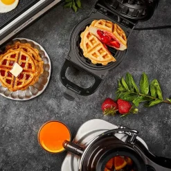 PowerXL Küchengeräte-Waffle Star Waffeleisen inkl. Rezeptheft GRATIS