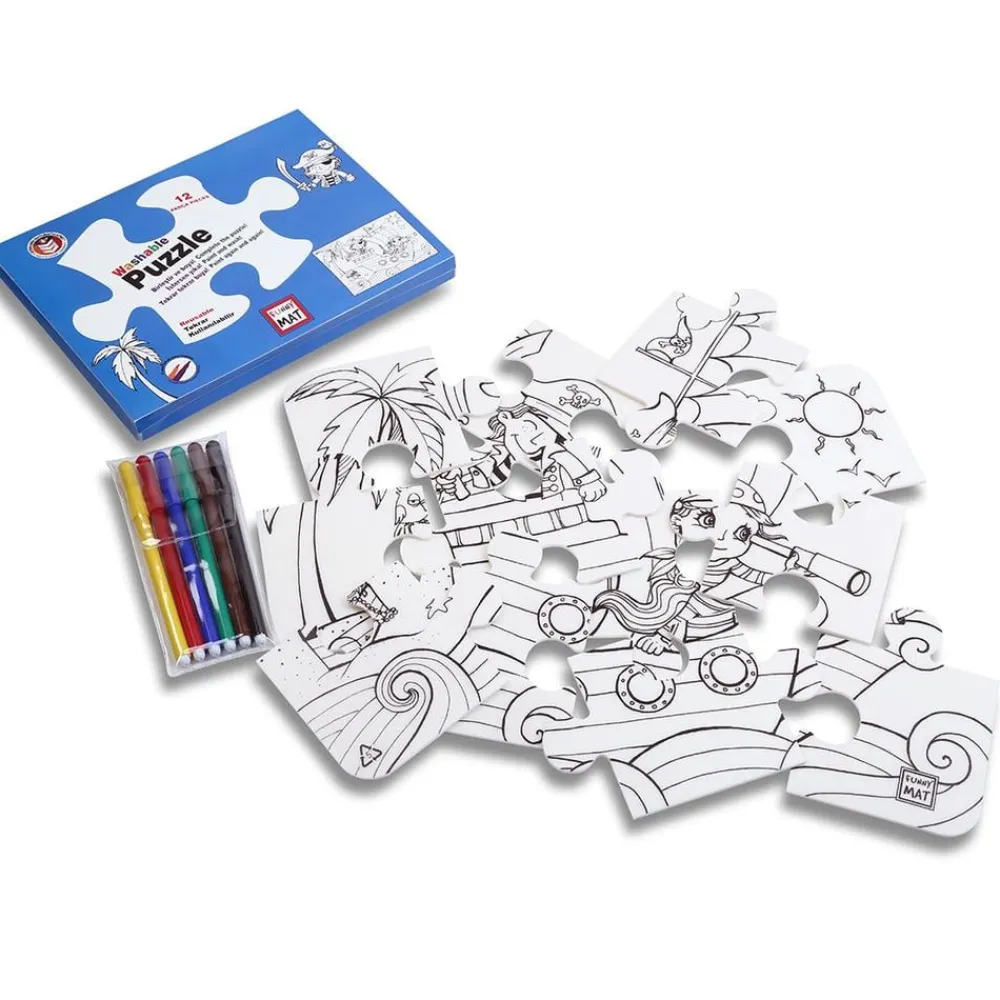 Sonstiges Spiel & Spaß-Puzzle bemalbar Piraten
