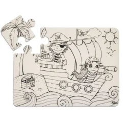 Sonstiges Spiel & Spaß-Puzzle bemalbar Piraten