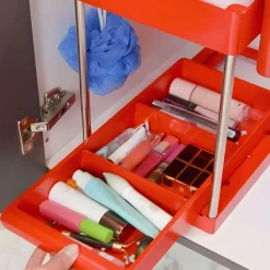 Keine Clevere Alltagshelfer|Smarte Haushaltshelfer-Ruby Rolling Rack Organizer ausziehbares Regal