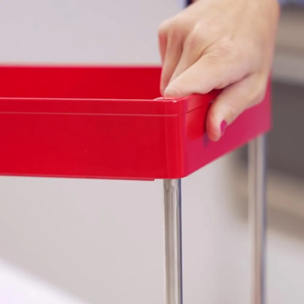 Keine Clevere Alltagshelfer|Smarte Haushaltshelfer-Ruby Rolling Rack Organizer ausziehbares Regal