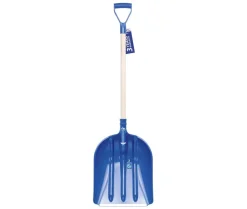 Sonstiges Clevere Alltagshelfer|Garten-Schneeschaufel mit Holzstiel blau