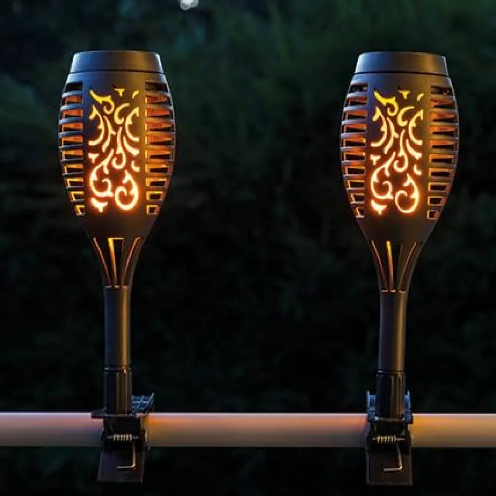 Sonstiges Beleuchtung|Garten-Solar Balkonleuchte, 2er-Set