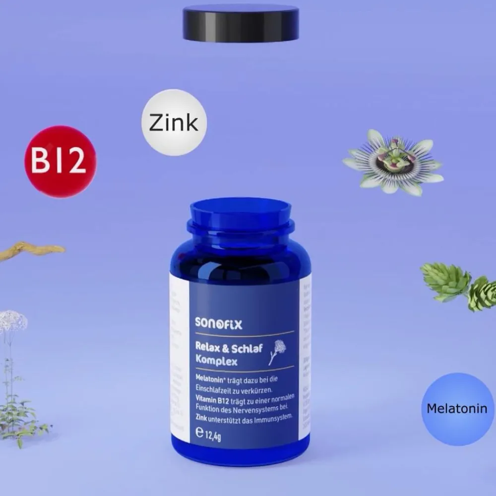 Keine Gesundheit & Wohlbefinden-Sonofix 30 Tage Relax & Schlafkomplex mit Melatonin