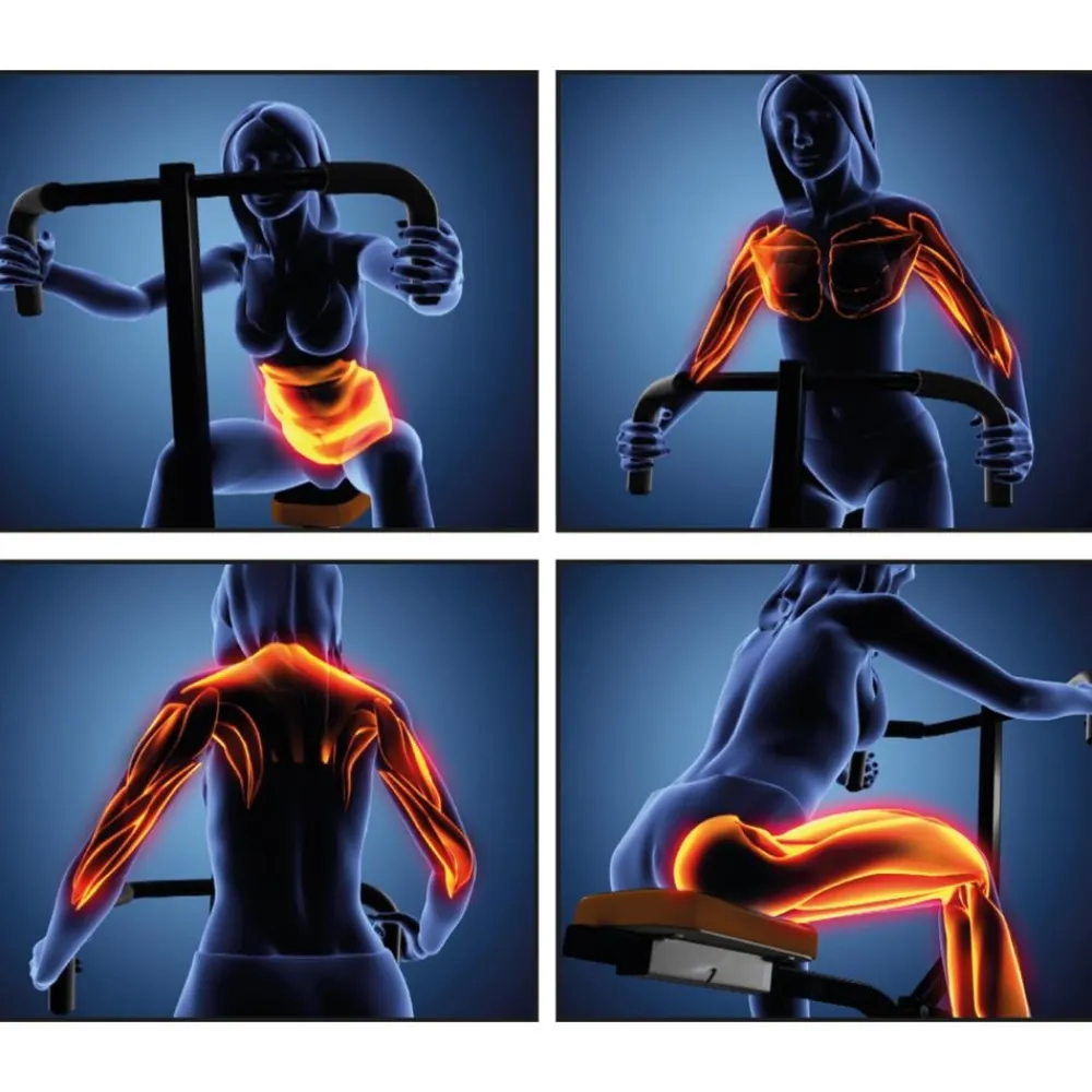 Keine Trainingsgeräte-Total Crunch Ganzkörper Fitnessgerät inkl. Trainingsplan GRATIS