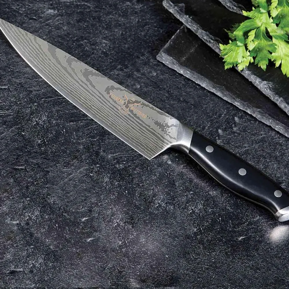 Keine Messer & Messerschärfer-Trusted Butcher Messerset 3-tlg. inkl. Thermometer & Rezeptheft