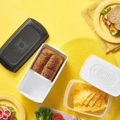 Tupperware Küchenhelfer & Kochzubehör-BreadSmart Brotkasten inkl. praktischem Box-Trenner GRATIS