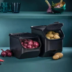 Tupperware Küchenhelfer & Kochzubehör-PotatoSmart & GarlicSmart Frischhaltebehälterset für Kartoffeln + Knoblauch