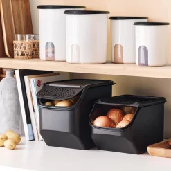 Tupperware Küchenhelfer & Kochzubehör-PotatoSmart & GarlicSmart Frischhaltebehälterset für Kartoffeln + Knoblauch