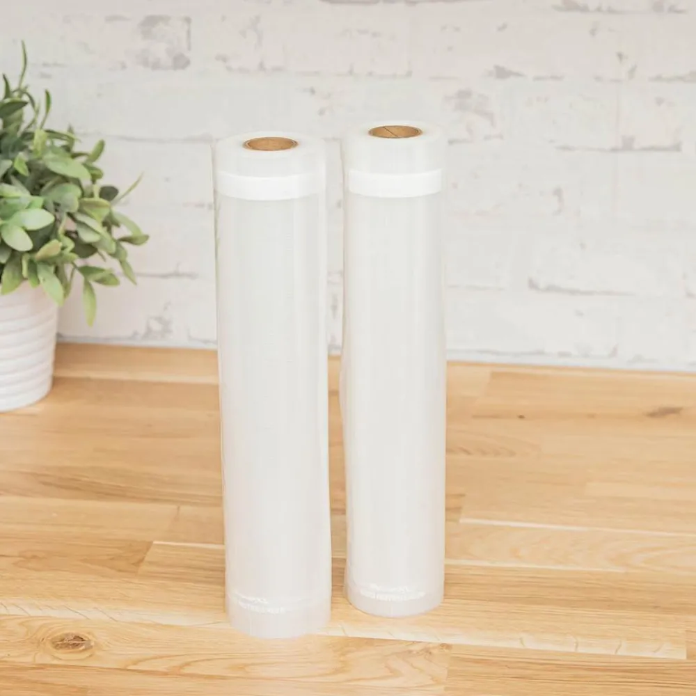 PowerXL Küchenhelfer & Kochzubehör-Vakuumfolien-Rolle 2er Set passend für Duo NutriSealer
