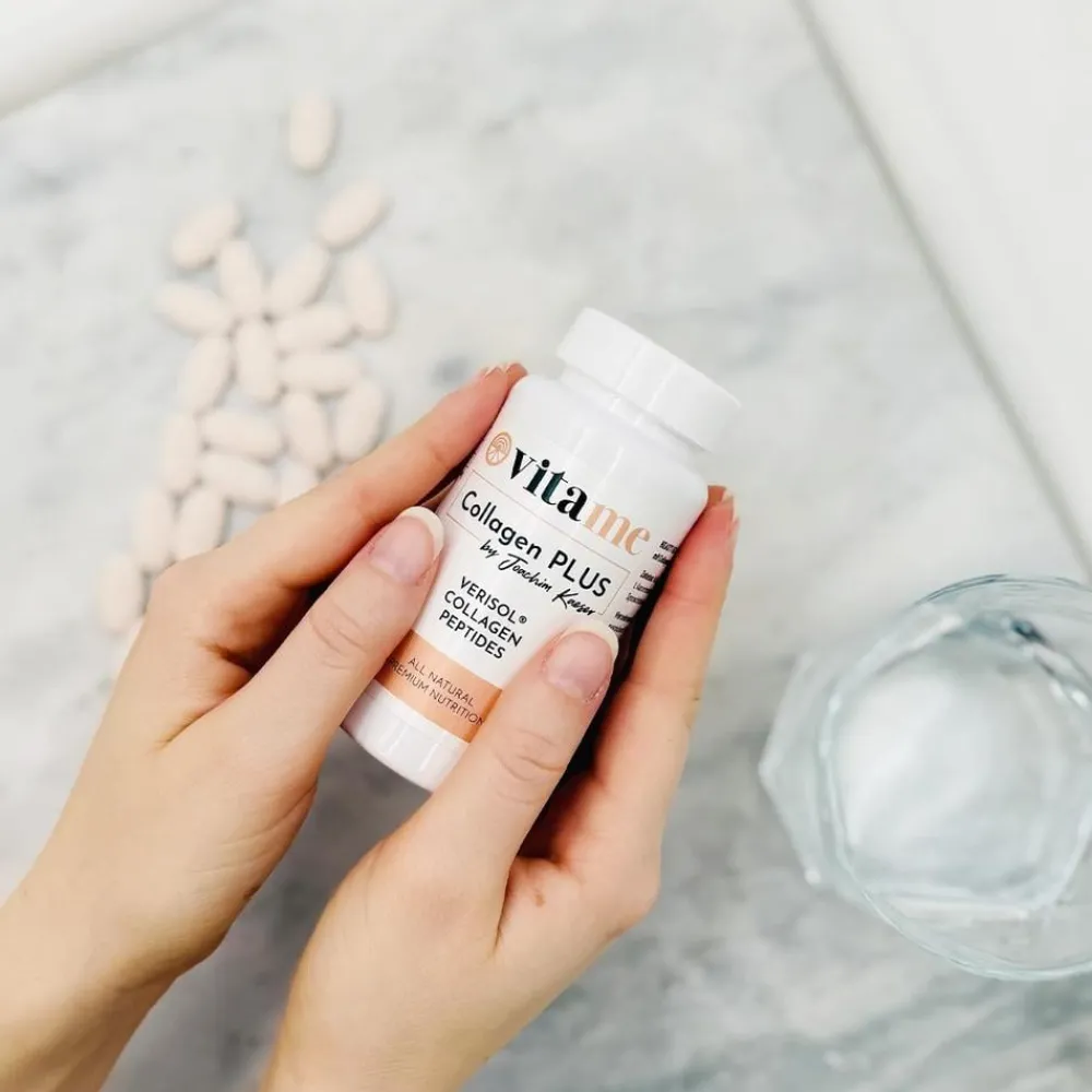 Vitame Gesundheit & Wohlbefinden|Kosmetik-Collagen Plus by Joachim Kaeser 90 Kapseln 1+1 GRATIS