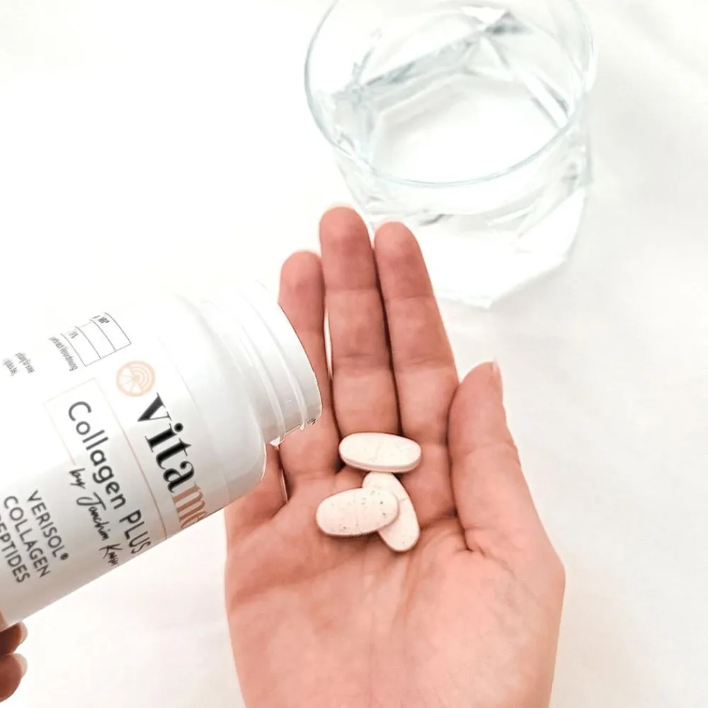 Vitame Gesundheit & Wohlbefinden|Kosmetik-Collagen Plus by Joachim Kaeser 90 Kapseln 1+1 GRATIS
