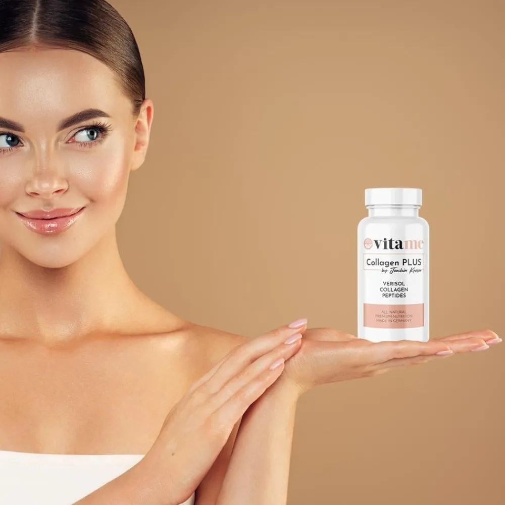 Vitame Gesundheit & Wohlbefinden|Kosmetik-Collagen Plus by Joachim Kaeser 90 Kapseln 1+1 GRATIS